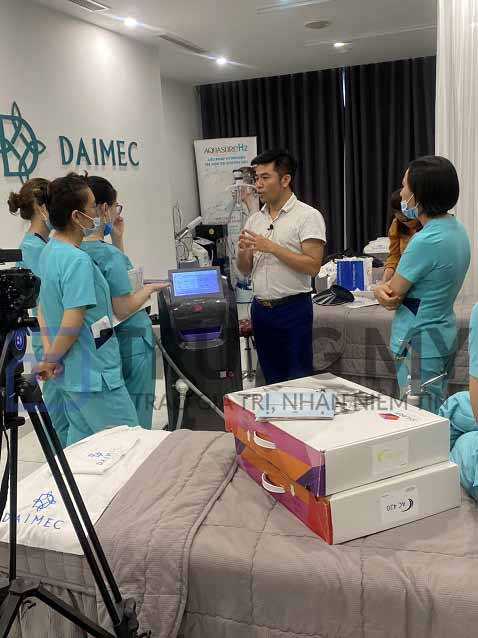 CHUYỂN GIAO CÔNG NGHỆ TRIỆT LÔNG TRẺ HÓA RAPID DPC TẠI DIMEC HẢI PHÒNG